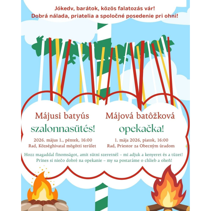 Májusi batyús szalonnasütés